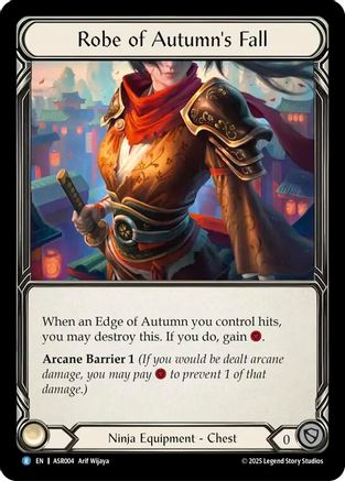 Robe of Autumn's Fall (ASR004) [Armory Deck: Ira] Rainbow Foil - Deck Out Gaming