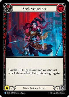 Seek Vengeance (Red) (ASR012) [Armory Deck: Ira] - Deck Out Gaming