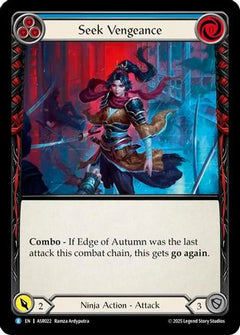 Seek Vengeance (Blue) (ASR022) [Armory Deck: Ira] - Deck Out Gaming