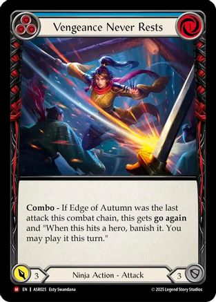 Vengeance Never Rests (ASR025) [Armory Deck: Ira] - Deck Out Gaming
