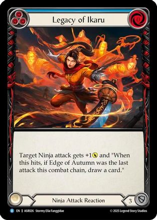 Legacy of Ikaru (ASR026) [Armory Deck: Ira] - Deck Out Gaming