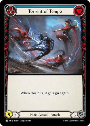 Torrent of Tempo (Blue) (ASR024) [Armory Deck: Ira] - Deck Out Gaming
