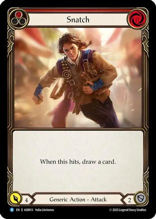 Snatch (Red) (ASR013) [Armory Deck: Ira] - Deck Out Gaming