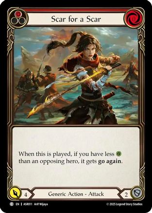 Scar for a Scar (Red) (ASR011) [Armory Deck: Ira] - Deck Out Gaming