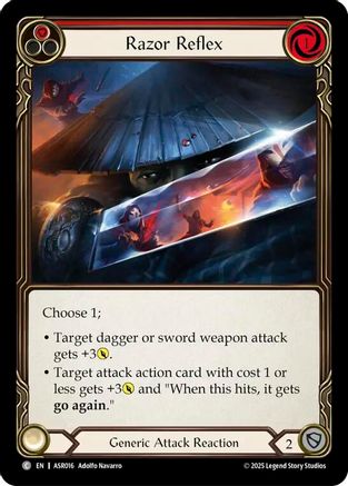Razor Reflex (Red) (ASR016) [Armory Deck: Ira] - Deck Out Gaming