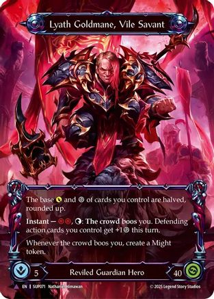 Lyath Goldmane, Vile Savant (Marvel) (SUP071) [Super Slam] Cold Foil - Deck Out Gaming