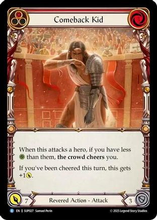 Comeback Kid (Red) (SUP027) [Super Slam] - Deck Out Gaming