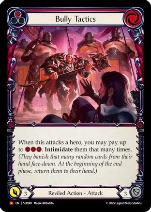 Bully Tactics (SUP081) [Super Slam] Rainbow Foil - Deck Out Gaming