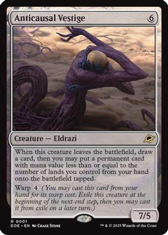 Anticausal Vestige (1) [Edge of Eternities] - Deck Out Gaming