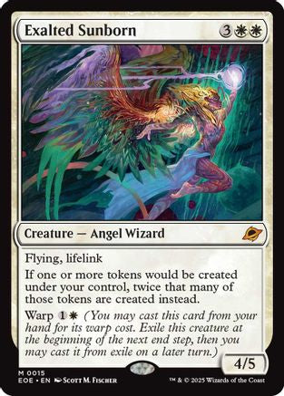 Exalted Sunborn (15) [Edge of Eternities] foil - Deck Out Gaming