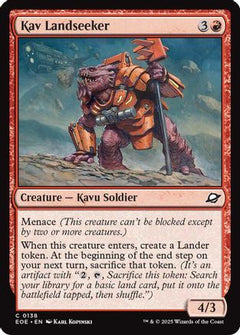 Kav Landseeker (138) [Edge of Eternities] foil - Deck Out Gaming