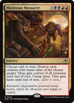 Mutinous Massacre (222) [Edge of Eternities] - Deck Out Gaming