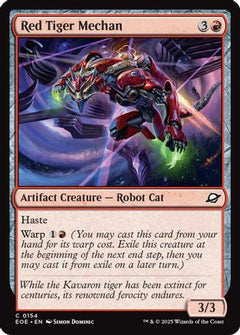 Red Tiger Mechan (154) [Edge of Eternities] - Deck Out Gaming