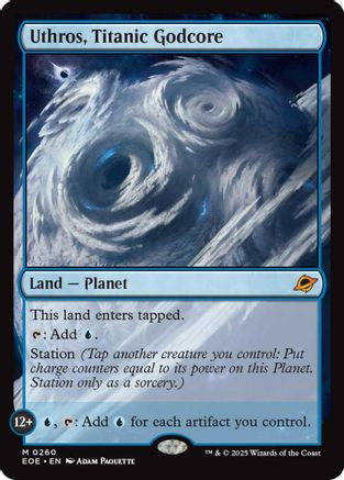 Uthros, Titanic Godcore (260) [Edge of Eternities] foil - Deck Out Gaming