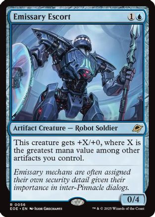 Emissary Escort (56) [Edge of Eternities] foil - Deck Out Gaming