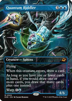 Quantum Riddler (Borderless) (305) [Edge of Eternities] foil - Deck Out Gaming