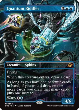 Quantum Riddler (Borderless) (305) [Edge of Eternities] - Deck Out Gaming