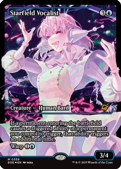 Starfield Vocalist (Showcase) (359) [Edge of Eternities] foil - Deck Out Gaming