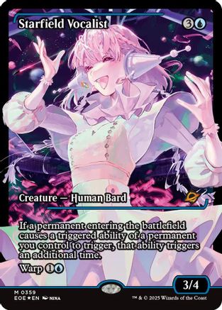 Starfield Vocalist (Showcase) (359) [Edge of Eternities] foil - Deck Out Gaming
