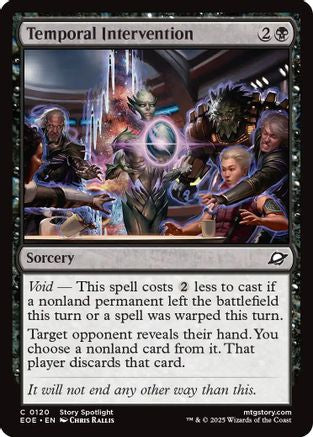 Temporal Intervention (120) [Edge of Eternities] foil - Deck Out Gaming