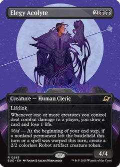Elegy Acolyte (Borderless) (293) [Edge of Eternities] - Deck Out Gaming