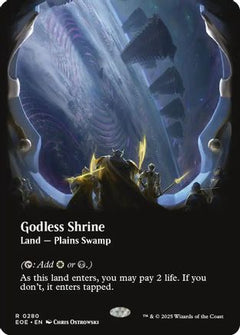 Godless Shrine (Borderless) (280) [Edge of Eternities] foil - Deck Out Gaming