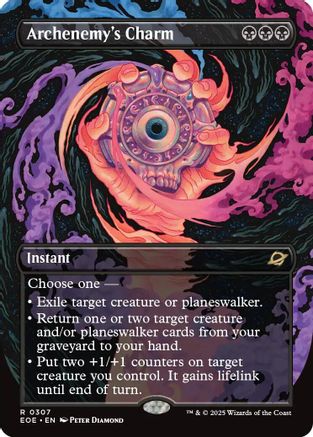 Archenemy's Charm (Borderless) (307) [Edge of Eternities] - Deck Out Gaming