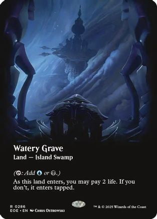 Watery Grave (Borderless) (286) [Edge of Eternities] - Deck Out Gaming