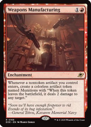 Weapons Manufacturing (168) [Edge of Eternities] - Deck Out Gaming