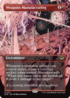 Weapons Manufacturing (Borderless) (311) [Edge of Eternities] foil - Deck Out Gaming