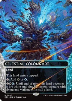 Celestial Colonnade (0007) (Borderless) (7) [Edge of Eternities: Stellar Sights] foil - Deck Out Gaming