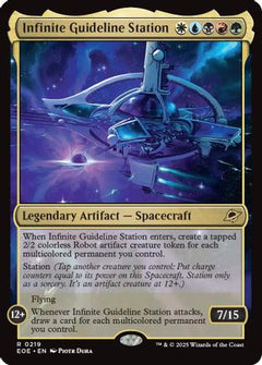 Infinite Guideline Station (219) [Edge of Eternities] foil - Deck Out Gaming