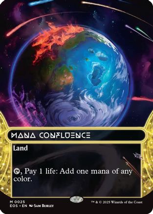Mana Confluence (0025) (Borderless) (25) [Edge of Eternities: Stellar Sights] foil - Deck Out Gaming