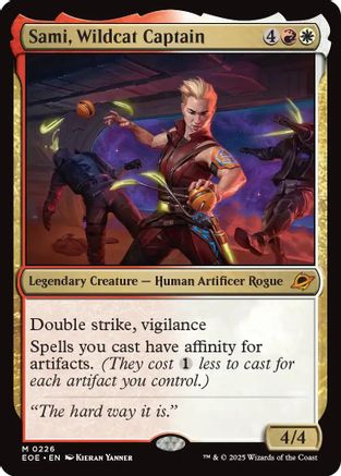 Sami, Wildcat Captain (226) [Edge of Eternities] foil - Deck Out Gaming