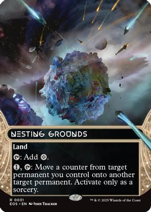 Nesting Grounds (0031) (Borderless) (31) [Edge of Eternities: Stellar Sights] foil - Deck Out Gaming