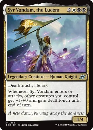Syr Vondam, the Lucent (232) [Edge of Eternities] foil - Deck Out Gaming