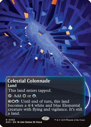 Celestial Colonnade (0052) (Borderless) (52) [Edge of Eternities: Stellar Sights] foil - Deck Out Gaming