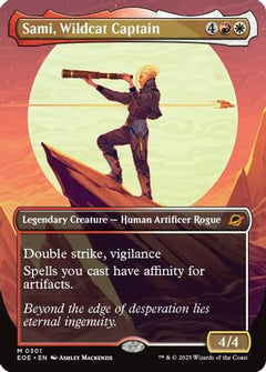 Sami, Wildcat Captain (Borderless) (301) [Edge of Eternities] - Deck Out Gaming