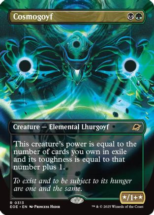 Cosmogoyf (Borderless) (313) [Edge of Eternities] foil - Deck Out Gaming