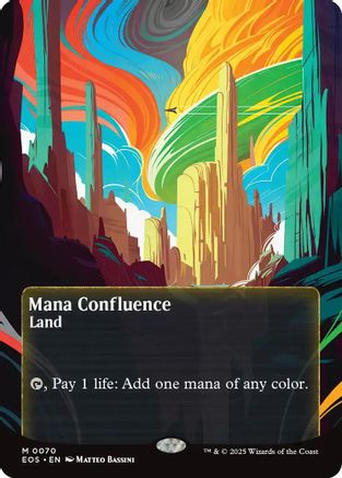 Mana Confluence (0070) (Borderless) (70) [Edge of Eternities: Stellar Sights] foil - Deck Out Gaming