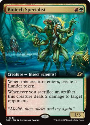 Biotech Specialist (Extended Art) (347) [Edge of Eternities] - Deck Out Gaming