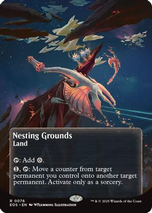 Nesting Grounds (0076) (Borderless) (76) [Edge of Eternities: Stellar Sights] - Deck Out Gaming