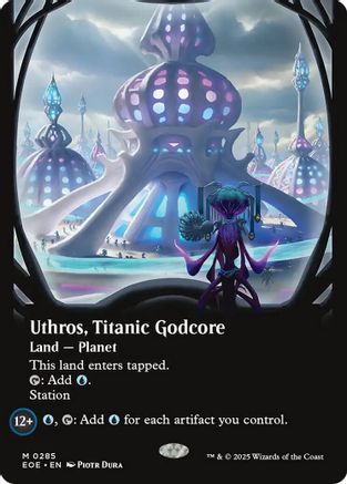 Uthros, Titanic Godcore (Borderless) (285) [Edge of Eternities] - Deck Out Gaming
