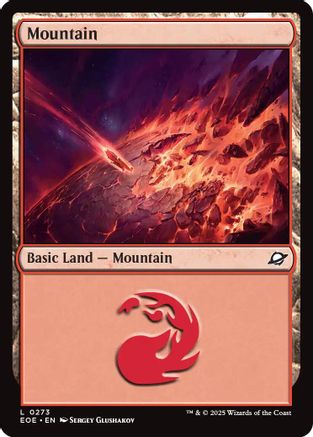 Mountain (0273) (273) [Edge of Eternities] foil - Deck Out Gaming