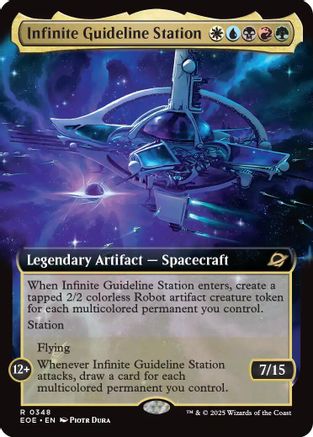 Infinite Guideline Station (Extended Art) (348) [Edge of Eternities] foil - Deck Out Gaming