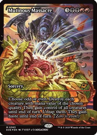Mutinous Massacre (Showcase) (363) [Edge of Eternities] foil - Deck Out Gaming