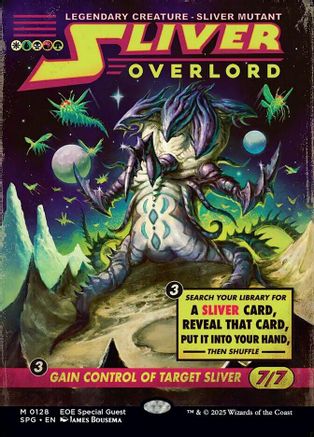 Sliver Overlord (Showcase) (128) [Special Guests] foil - Deck Out Gaming