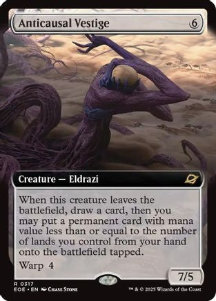 Anticausal Vestige (Extended Art) (317) [Edge of Eternities] foil - Deck Out Gaming