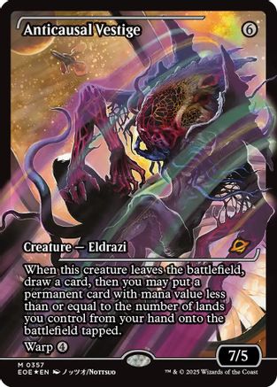 Anticausal Vestige (Showcase) (357) [Edge of Eternities] foil - Deck Out Gaming