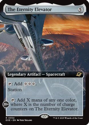 The Eternity Elevator (Extended Art) (354) [Edge of Eternities] foil - Deck Out Gaming